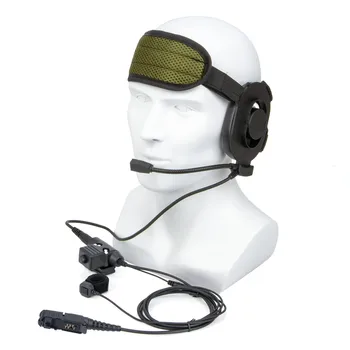 U94 PRITISNI in Prst Mikrofon PRITISNI in govori s Črno HD01 Taktično Bowman Elite II Radio Slušalke Slušalke za MOTOROLA Xir P6600
