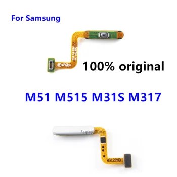 Originalni Samsung Galaxy M51 M515 M31S M317 Prstnih Senzor na Dotik ID Stikalo NA OFF Gumb za Domačo stran Stranske Tipke Flex Kabel