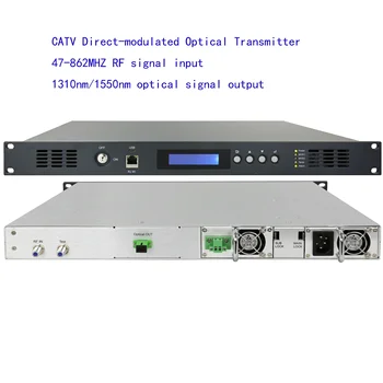 brezplačna dostava CATV Neposredno modulirane Optični Oddajnik, RF za optični pretvornik, 1310nm/1550nm optični oddajnik