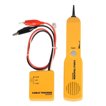 Kabel Finder Ton Generator Sonda Žice Kabel Vezja Tester Funkcije Aligatorji Posnetke RJ11 Plug Iskanje