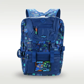 Avstralija Smiggle hot-prodaja izvirno mladinsko nahrbtnik kul otrok nahrbtnik potovalna torba modra igralno konzolo prevelik šolska torba