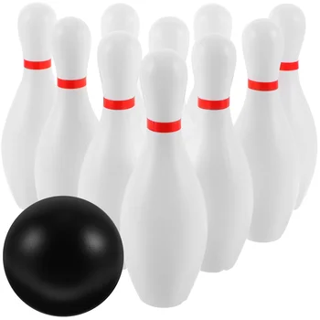 Plasitc Bowling Igra Niz Prenosni Zabavno Zaprtih Prostorih, Na Prostem Športi Bowling Igre Staršev Otrok Interaktivne Igrače Za Domače Šole