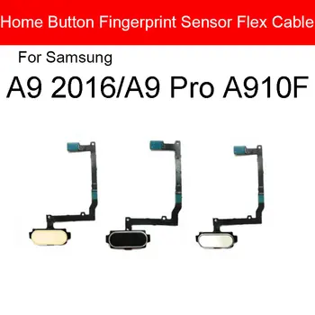 Prstnih Home Gumb Senzor Flex Kabel Za Samsung Galaxy A9 Pro 2016 A9000 A910 Meni Vrne Touch Senzor Flex Traku