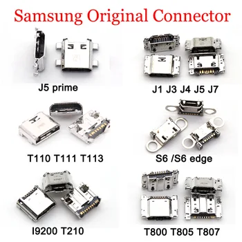 100 kozarcev/veliko Mikro USB priključek za polnilnik Priključek Za Samsung J5 Prime G530 G532 J1 J3 J4 J5 J7 Zavihek 3 7.0 I9200 T530 T210 T110
