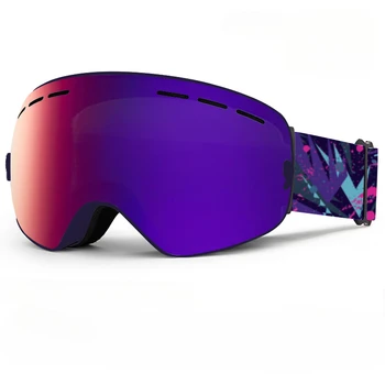 Smučarska Očala Moški Ženske Anti-fog Valjaste Snegu Smučanje Očala UV Zaščita Pozimi Odraslih Šport Snowboard Gafas Ski