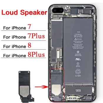 Spodaj Glasen Zvočnik Za iPhone 7 7P 8 Plus Zvonjenja način Zvonjenja Zumer Zvoka Zvočnik, Zamenjava