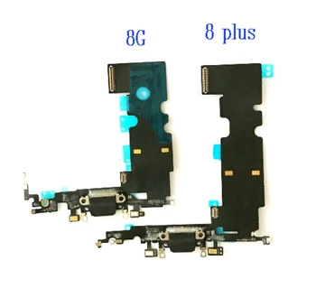 50PCS Visoke Kakovosti Polnilnik za Polnjenje Vrata USB Dock Priključek Flex Kabel Za iPhone 8 8G 8 Plus 8P 5.5