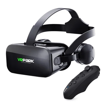 VRPARK J20 3D VR Očala za Navidezno Resničnost Očala Za 4.7 - 6.7 Pametni Telefon (Iphone, Android Igre Stereo Slušalke Krmilniki