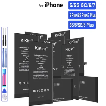 Telefon Baterije Za IPhone 6S 7 8 6 Plus 5S 5 SE Visoke Zmogljivosti Zamenjava Bateria Za Apple 6 S 6SP 7P 6P 8P 6S