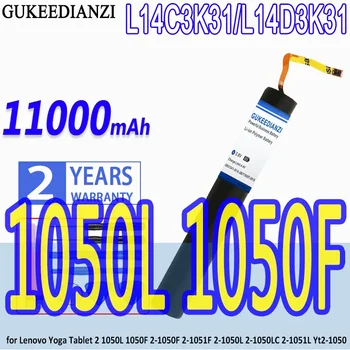 GUKEEDIANZI Baterije L14C3K31 L14D3K31 11000mAh za LENOVO YOGA Tableta 2-830L 2-830LC 2-830F/ 2-851F 2-1050L/F/LC 2-1051L/F