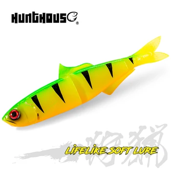 Hunthouse ribolov mehko 4 play Cannibal lure Umetne Vabe 120mm/16g PVC wobbler silikonski swimbait za ščuka postrv ribolov soma
