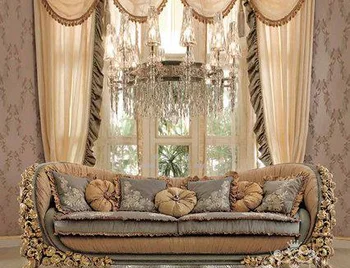 nov slog luksuzni treh ljudi, kavč velik kavč stateroom villa masivnega lesa izrezljane kavč kavč rose
