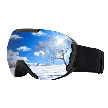 Anlorr Pripravljeni na ladjo Anti-fog UV Sneg Stekla varnost buljiti Dvojno objektiv smučarska očala očala