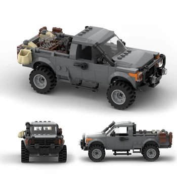 MOC Vojaške Serije Sil za Posebne Operacije Tehnične Vozila Gradnik Pickup tovornjak Model Opeke DIY Igrače za Otroka Darila