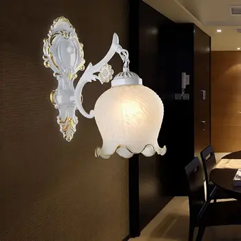 Novo Zlato Generacijo Minimalističen Hotel Postelji Koridor Steklene Stene Lučka LED Oltarja Eno Glavo Evropski Stenska Svetilka