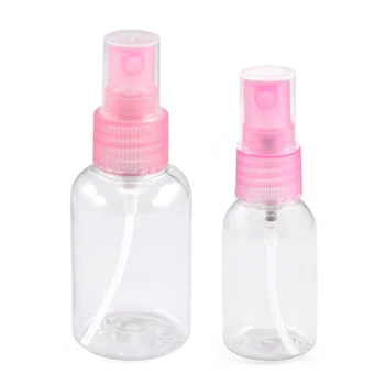 2 x Potovanja Steklenice Nastaviti Prazno Plastično Atomiser Vžigalnike Parfum Spray 50 & 30ml