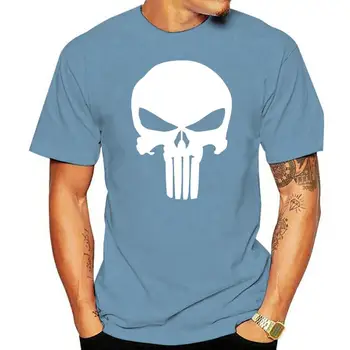 Ulične Kratek Rokav Tees Punisher Zgleduje Superheroj Lobanje Pustna T Shirt Hip Hop Športna Oblačila