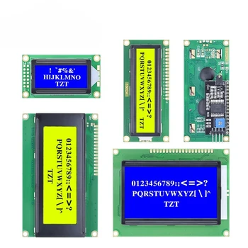 LCD Modul Modro Zelen Zaslon Za Arduino 0802 1602 2004 12864 LCD Znak UNO R3 Mega2560 Zaslon PCF8574T IIC I2C Vmesnik