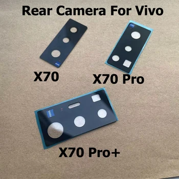 Nov Original Za Vivo X70 Pro Plus Zadnjo Kamero, Stekla, Pokrov Objektiva Kamere Stekla S Lepilo Nalepke Zamenjava