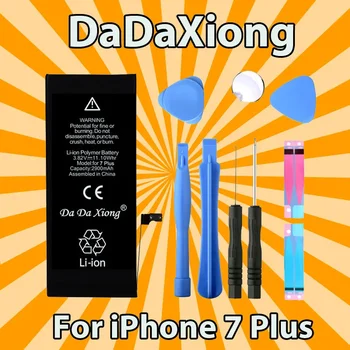 Original DaDaXiong Baterije Za iPhone 7 PLUS 2900mAh Pravi Zmogljivosti Z obdelovalni Komplet za Zamenjavo