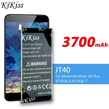 KiKiss 3700mAh Visoke Zmogljivosti Zamenjava Baterije JT40 Za Motorola Moto G6 Plus G6Plus XT1926-6 XT1926-7