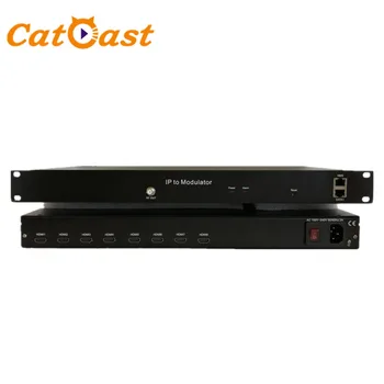CATV 4 8 sporazum o PROSTI trgovini Sprejemnik Za Modulator DVBC, Da ISDBT Ip Modulator z Ip Izhod 256 Spts in 4 Mpts
