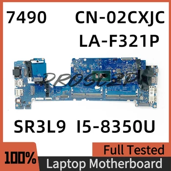 CN-02CXJC 02CXJC 2CXJC Mainboard Za DELL 7490 Prenosni računalnik z Matično ploščo DAZ40 LA-F321P Z SR3L9 I5-8350U CPU 100% v Celoti delujejo Dobro