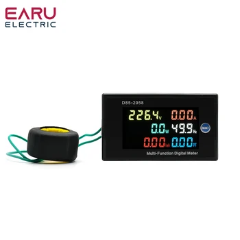 D85-2058 enofazni Gospodinjski Digitalni LCD AC Plošča Inteligentni Merilnik Napetosti tok Frekvenca Napajanja Monitorja
