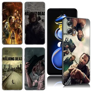 Walking Dead Črnega Silikona Primeru Telefon Za Xiaomi POCO X3 X4 NFC F5 M3 M4 M6 X5 X6 Pro F3 F4 GT 5G C55 C65 M5