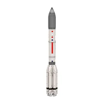 M-Vrsta Zagon Vozila Raketni Model 1:110 Saturn V Tehtnici 794 Kos MOC Graditi