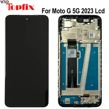 Novo Za Motorola Moto G 5G 2023 LCD-Zaslon na Dotik Stekla, Senzor za Zaslon Računalnike Montaža Z Okvirjem Za Moto G 5G 2023 lcd