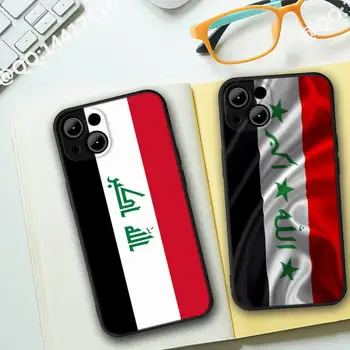 Iraški Iraku Nacionalno Zastavo Primeru Telefon Za iphone13 12 11 Pro Max X XR Mini XS 7 8 6s plus SE 2020 telefon Polno Zajetje Zajema