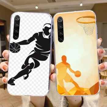 Življenje Košarka Primeru Telefon Za Xiaomi 13 12 11T 10 9 Redmi Opomba 11 10 10 Pro Redmi 9 9A Pregleden Telefon Kritje