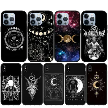 Čarovnica Luna Tarot Božje Lobanje Mehko Ohišje za iPhone 14 13 12 Mini 11 Pro XS Max X XR 6 7 6S 8 Plus + SE Telefon Kritje Primera