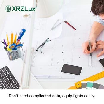 XRZLux Profesionalni LED Osvetlitev Okolja Optimizacijo Storitev Postavitev Načrta DIALux Simulacijo Za Notranjo Razsvetljavo