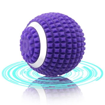 Električni Vibracijska Masaža Žogo,4 Hitrosti, opozarjanje z vibriranjem,Myofascial Sproščanje Mišic,Joga,Fitnes,Plantarna Fasciitis,Lajšanje Bolečin