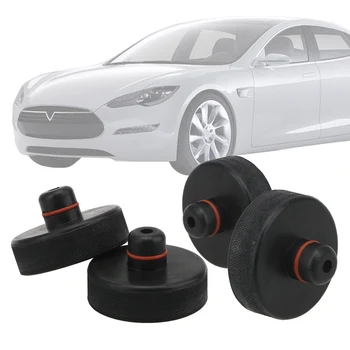 Za Tesla Model X/S/3 4Pcs Ohišje Jack Jack Pad Orodje Črne Gume Dvižne Opreme Jack Dvigalo Točke Pad Adapter