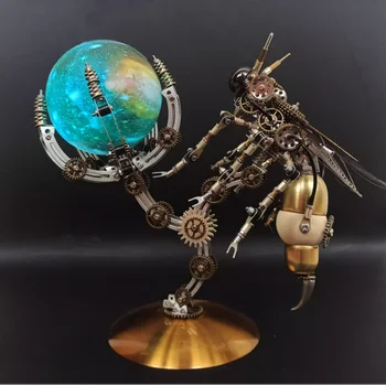 3D Kovinski Puzzle Žuželke Model Komplet Wasp Pajek Hobotnica Z Montažo Orodja DIY Skupščine Igrača za Fante Odraslih Rojstni dan Darila