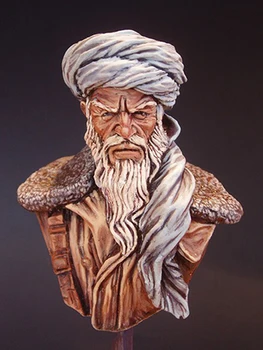 Unassambled 1/12 stari človek bust (S podnožjem ) Smole, slika miniaturni model, kompleti Unpainted