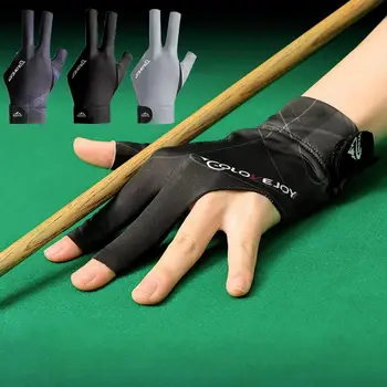 1PCS Snooker, Biljard Rokavice Spandex Levo Roko Tremi Prsti Snooker, Biljard Rokavice Elastičnost Biljard Usposabljanje Rokavice