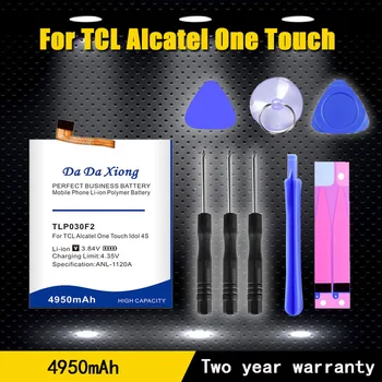 4950mAh TLP030F2 Baterija za TCL Alcatel One Touch Idol 4S OT-6070 OT-6070K OT-6070O OT-6070Y Za BlackBerry DTEK60