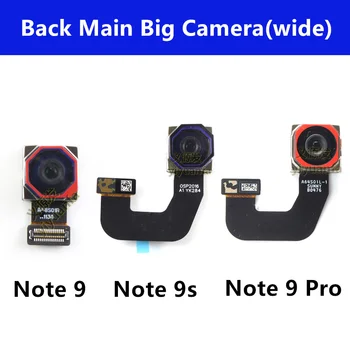 Glavni Nazaj Obrnjeno Kamero Za Xiaomi Redmi Opomba 9 Pro 9S Kamere Flex Kabel Modula Note9