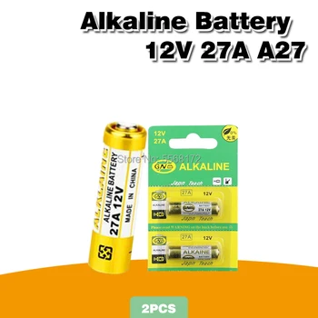 2pcs 27A A27 12V Alarm-Daljinski Alkalne Celice, Baterije 27AE 27MN Primarni Suhe Baterije za Avto Daljinsko Watch Igrače