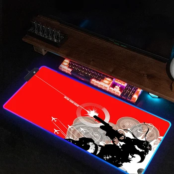 Anime Mouse Pad Igralni Mizi Pribor M-kovinski Gear Soild Ozadja PC Gamer Kabinet Tabela Mat Big Mousepepad Deskmat Mousepad