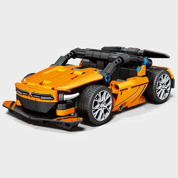 2023 NOVO MOC Hitrosti Prvakov Serije Oranžna super teči Znanih Superšportnega Dirkalni Avto Šport gradniki Opeke Klasični Model