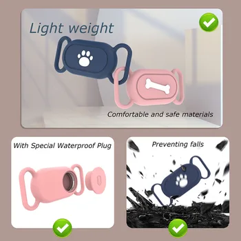 Silikonska Zaščitna Torbica Za Samsung Galaxy SmartTag2 Pes, Mačka Anti-Izgubil Kritje Nepremočljiva Anti-Scratch Anti-Izgubil Pokrov Naprave