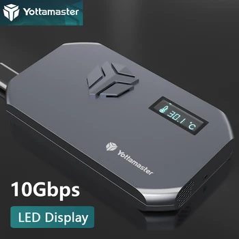 Yottamaster 10Gbps M2 NVMe SSD Ohišje USB 3.0 Tip C GEN2 HD Zunanje Zadeve M. 2 Trdi Disk za Shranjevanje Polje za Prenosni RAČUNALNIK