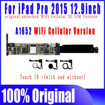 100% Prvotne Čisto iCloud A1652 WLAN Mobilnim za iPad Pro za 12,9 palčni Motherboard Logiko Plošče, S Polno Sysytems