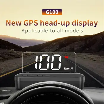 3 Palčni GPS HUD Avto Glavo Gor Zaslon Univerzalni Avto Nad Hitrostjo Opozorilo merilnik Hitrosti HUD GPS Head Up Display Avto Rezervni Pribor
