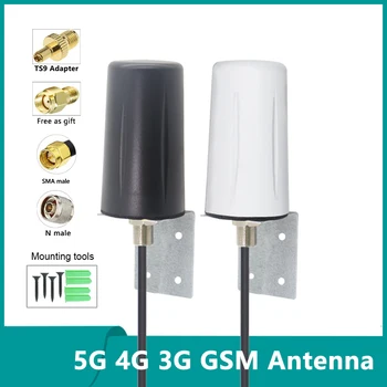 TS9 Signal Booste 5 G 4G LTE WIFI Omni GSM Visok Dobiček 15dbi IP67 Zunanja Notranja Vodotesna Antena Z 3m Nizko Izgubo Bakrenih kablov